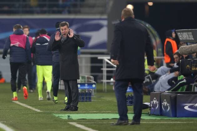 Wolfsburg s head coach Dieter Hecking pictured during a game between Belgian KAA Gent and German VfL Wolfsburg, a first leg of the 1 8 finals of the UEFA Champions League competition, in Gent, Wednesday 17 February 2016. BRUNOxFAHY  x04794815x