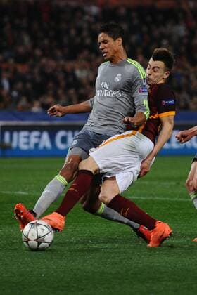 Stephan El Shaarawy Roma, Raphael Varane Real. Rom 17 02 2016 - Champions League 2015 2016 AS Rom-Real Madrid AntoxBaldassarre