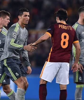 Rom 17 02 2016 - Champions League 2015 2016 AS Rom-Real Madrid Cristiano Ronaldo-Diego Perotti 