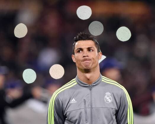 FUSSBALL CHAMPIONS LEAGUE SAISON 2015 2016 ACHTELFINAL HINSPIEL AS Rom - Real Madrid 17.02.2016 Cristiano Ronaldo (Real Madrid) cool 
