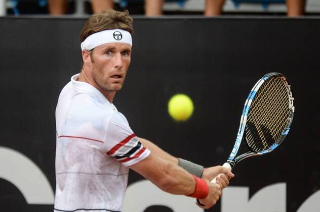 Rio Open 2016 RIO DE JANEIRO, Brazil - 02 15 2016: RIO OPEN - Fabio Fognini (ITA) vs Daniel Gimeno-Traver (ESP) for Rio Open which takes place at the Brazilian Jockey Club 15-21 of February. (Photo: Celso Pupo FotoArena)  CelsoxPupo