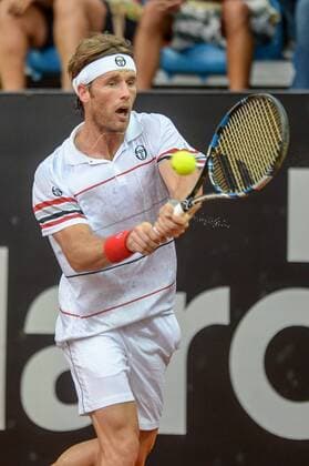 Rio Open 2016 RIO DE JANEIRO, Brazil - 02 15 2016: RIO OPEN - Fabio Fognini (ITA) vs Daniel Gimeno-Traver (ESP) for Rio Open which takes place at the Brazilian Jockey Club 15-21 of February. (Photo: Celso Pupo FotoArena)  CelsoxPupo