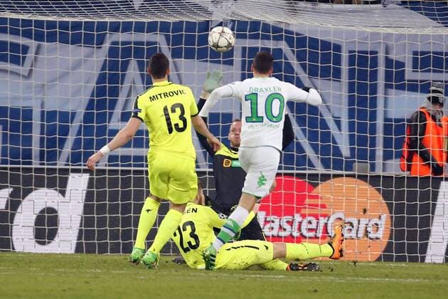 Julian Draxler midfielder of VfL Wolfsburg but FOOTBALL : KAA Gent vs VFL Wolfsburg - Champions League 17 02 2016 PHOTONEWS PANORAMIC 