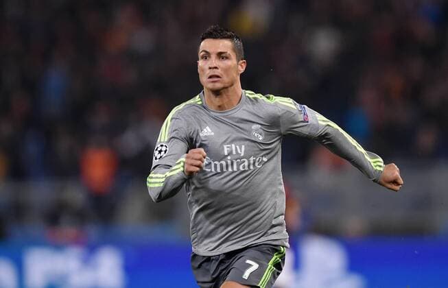 FUSSBALL CHAMPIONS LEAGUE SAISON 2015 2016 ACHTELFINAL HINSPIEL AS Rom - Real Madrid 17.02.2016 Cristiano Ronaldo (Real Madrid) 