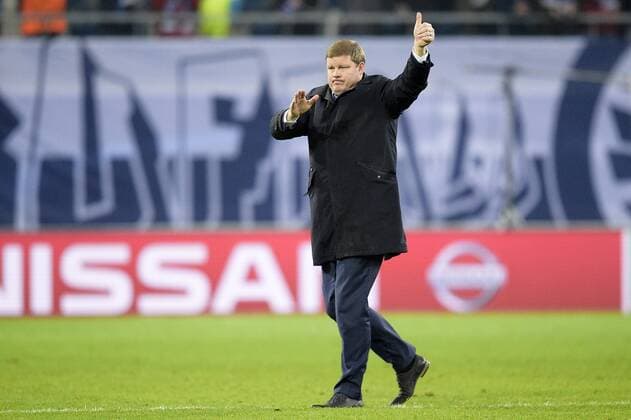 Gent s head coach Hein Vanhaezebrouck pictured after a game between Belgian KAA Gent and German VfL Wolfsburg, a first leg of the 1 8 finals of the UEFA Champions League competition, in Gent, Wednesday 17 February 2016. YORICKxJANSENS  x04794969x