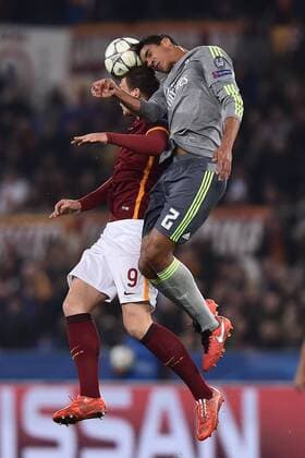 Rom 17 02 2016 - Champions League 2015 2016 AS Rom-Real Madrid Raphael Varane-Edin Dzeko 