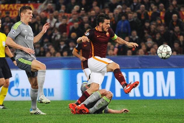 Dani Carvajal Real su Alessandro Florenzi Rom 17 02 2016 - Champions League 2015 2016 AS Rom-Real Madrid andreaxstaccioli