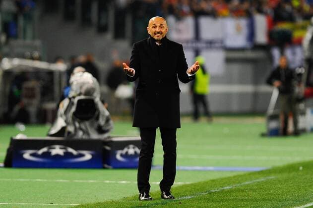 Fußball, Champions League, AS Rom - Real Madrid Football - soccer: UEFA Champions League, AS Rom - Real Madrid Luciano Spalletti coach (Hinweis: Verwendung nur in Deutschland - only Germany) xHOCHxZWEIx xItalyxPhotoxPressx 