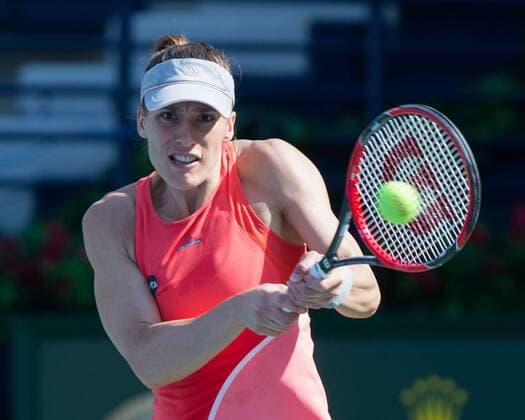 Andrea Petkovic (GER) Tennis - Dubai Tennis Championships 2016 - WTA Tennis Damen - Dubai Duty Free Tennis Stadium - Dubai - - United Arab Emirates - 18 February 2016.