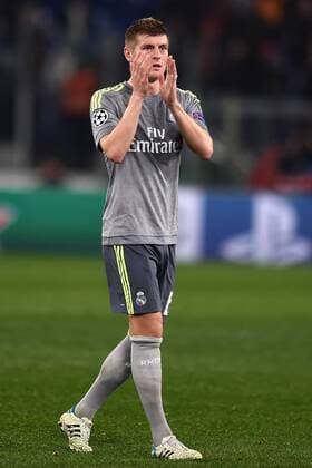 Fußball, Champions League, AS Rom - Real Madrid Rom, Champions League 2015 2015 AS Rom - Real Madrid Toni Kroos 
