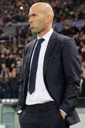 Fußball, Champions League, Zinedine Zidane, AS Rom - Real Madrid Zinedine Zidane Allenatore Real Madrid Rom, Champions League 2015 2015 AS Rom - Real Madrid lucaxpagliaricci