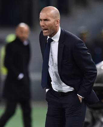 Fußball, Champions League, Zinedine Zidane, AS Rom - Real Madrid Zinedine Zidane, Coach Real Madrid. Rom, Champions League 2015 2015 AS Rom - Real Madrid AntoxBaldassarre