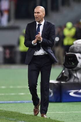 Fußball, Champions League, Zinedine Zidane, AS Rom - Real Madrid Zinedine Zidane, Coach Real Madrid. Rom, Champions League 2015 2015 AS Rom - Real Madrid AntoxBaldassarre