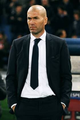 Fußball, Champions League, Zinedine Zidane, AS Rom - Real Madrid Zinedine Zidane, Coach Real Madrid. Rom, Champions League 2015 2015 AS Rom - Real Madrid AntoxBaldassarre