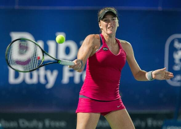 Madison Brengle (USA) Tennis - Dubai Tennis Championships 2016 - WTA Tennis Damen - Dubai Duty Free Tennis Stadium - Dubai - - United Arab Emirates - 18 February 2016.
