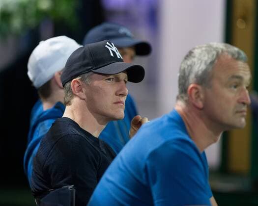 Ana Ivanovic Team, Bastian Schweinsteiger Tennis - Dubai Tennis Championships 2016 - WTA Tennis Damen - Dubai Duty Free Tennis Stadium - Dubai - - United Arab Emirates - 18 February 2016.