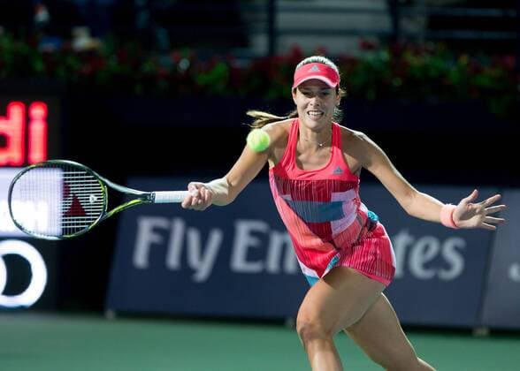 Ana Ivanovic (SRB) Tennis - Dubai Tennis Championships 2016 - WTA Tennis Damen - Dubai Duty Free Tennis Stadium - Dubai - - United Arab Emirates - 18 February 2016.
