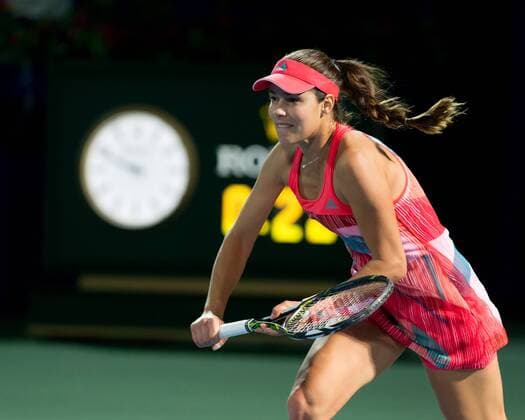 Ana Ivanovic (SRB) Tennis - Dubai Tennis Championships 2016 - WTA Tennis Damen - Dubai Duty Free Tennis Stadium - Dubai - - United Arab Emirates - 18 February 2016.