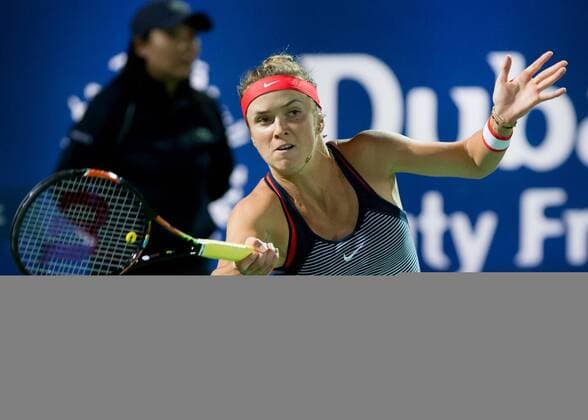 Elina Svitolina (UKR) Tennis - Dubai Tennis Championships 2016 - WTA Tennis Damen - Dubai Duty Free Tennis Stadium - Dubai - - United Arab Emirates - 18 February 2016.