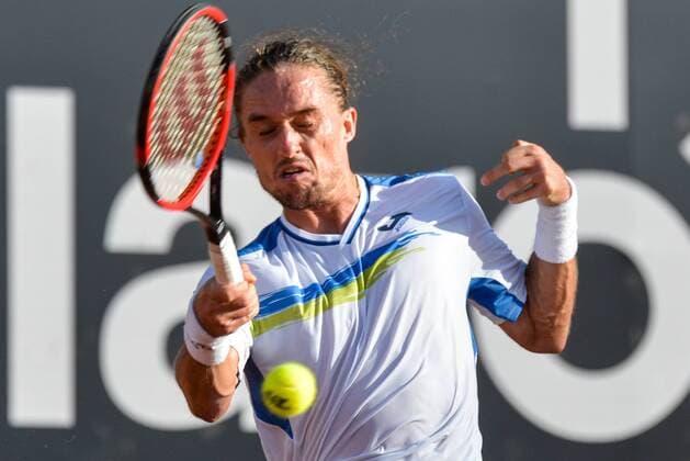 Rio Open 2016 RIO DE JANEIRO, Brazil - 02 18 2016: RIO OPEN - Inigo CERVANTES (ESP) vs Alexandr Dolgopolov (UKR) during Rio Open which takes place at the Brazilian Jockey Club 15-21 of February. (Photo: Celso Pupo FotoArena)  CelsoxPupo