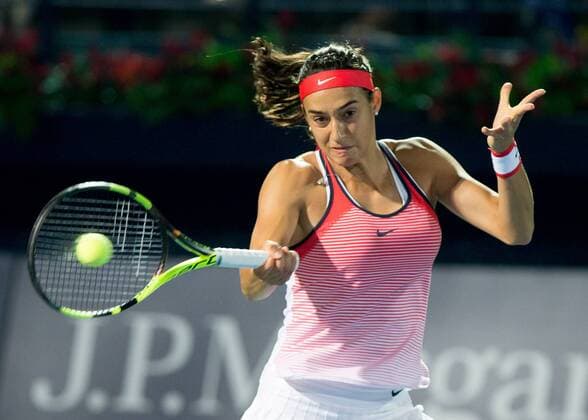 Caroline Garcia (FRA) Tennis - Dubai Tennis Championships 2016 - WTA Tennis Damen - Dubai Duty Free Tennis Stadium - Dubai - - United Arab Emirates - 19 February 2016.