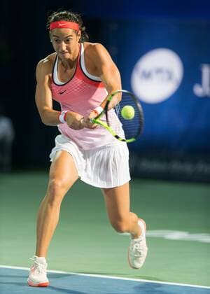 Caroline Garcia (FRA) Tennis - Dubai Tennis Championships 2016 - WTA Tennis Damen - Dubai Duty Free Tennis Stadium - Dubai - - United Arab Emirates - 19 February 2016.