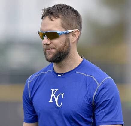 Feb. 19, 2016 - Surprise, AZ, USA - The Kansas City Royals Alex Gordon during a spring training workout on Friday, Feb. 19, 2016, in Surprise, Az. Kansas City Royals spring training - ZUMAm67_