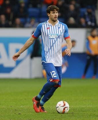 Sinsheim , Fußball Bundesliga TSG 1899 Hoffenheim vs. FSV Mainz 05 , Tobias Strobl ( Hoff )