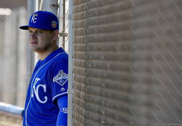 Feb. 20, 2016 - Surprise, AZ, USA - Kansas City Royals Balbino Fuenmayor during a spring training workout on Saturday, Feb. 20, 2016, in Surprise, Ariz. Kansas City Royals spring training - ZUMAm67_