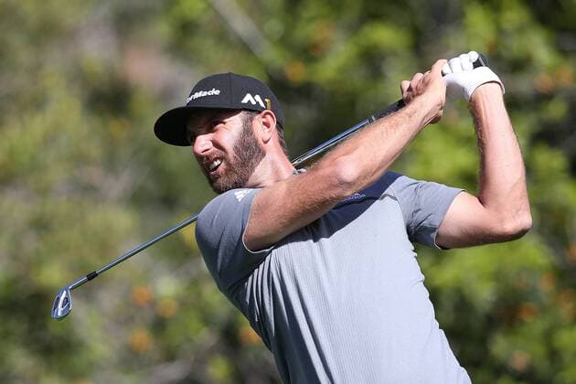 Feb. 20, 2016 - Pacific Palisades, CA, U.S. - February 20, 2016: Dustin Johnson during the third round of the Northern Trust Open, Pacific Palisades,CA. Third round of the Northern Trust Open, Feb 20, 2016 - ZUMAcs17