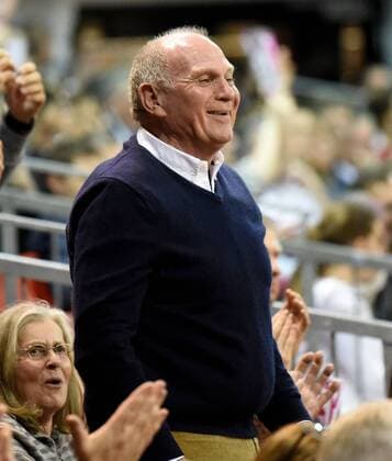 21.02.2016, xfux, Basketball Beko Top 4, Finale, FC Bayern Muenchen - Alba Berlin, emspor, v.l. Ulrich Uli Hoeness Hoeneß (FC Bayern Muenchen)
