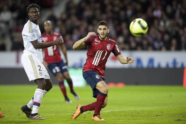 Fußball, Frankreich, OSC Lille - Olympique Lyon Yassine Benzia (Losc) FOOTBALL : Lille vs Lyon - Ligue 1 - 21 02 2016 JBAutissier Panoramic 