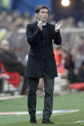 Villareal s coach Marcelino Garcia Toral during La Liga match. February 21,2016.  (2016022140)
