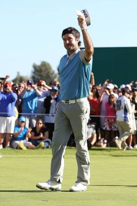 Feb. 21, 2016 - Pacific Palisades, CA, U.S. - February 21, 2016: Bubba Watson Wins the Northern Trust Open, Pacific Palisades,CA. PGA Golf Herren Golf 2016: Northern Trust Final Round FEB 21 - ZUMAcs17