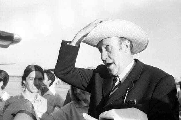 Ankunft BR Deutschland zur WM 1970 in Mexiko, Bundestrainer Helmut Schön