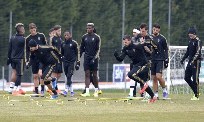 Vinovo (Torino) 22-02-2016, Football Calcio 2015 2016, Juventus Turin Training Foto FilippoxAlfero Insidefoto alferoxfilippo