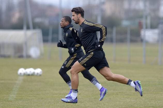 Sami Khedira Vinovo (Torino) 22-02-2016, Football Calcio 2015 2016, Juventus Turin Training Foto FilippoxAlfero Insidefoto alferoxfilippo