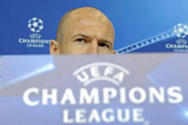 Arjen Robben, Torino 22-02-2016, Football Calcio 2015 2016, PK Pressekonferenz Bayern München Champions League, Foto FilippoxAlfero Insidefoto alferoxfilippo