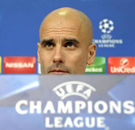 Josep Pep Guardiola Torino 22-02-2016, Football Calcio 2015 2016, PK Pressekonferenz Bayern München Champions League, Foto FilippoxAlfero Insidefoto alferoxfilippo
