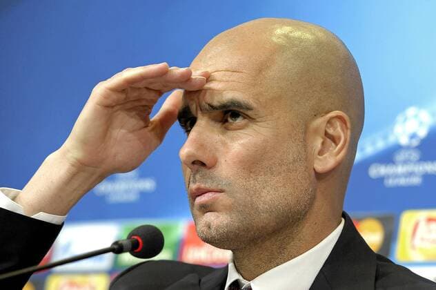 Josep Pep Guardiola Torino 22-02-2016, Football Calcio 2015 2016, PK Pressekonferenz Bayern München Champions League, Foto FilippoxAlfero Insidefoto alferoxfilippo