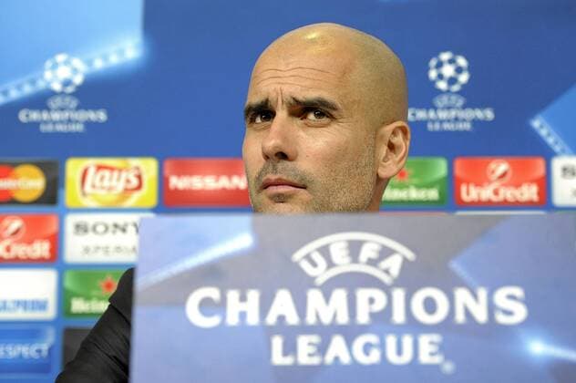 Josep Pep Guardiola Torino 22-02-2016, Football Calcio 2015 2016, PK Pressekonferenz Bayern München Champions League, Foto FilippoxAlfero Insidefoto alferoxfilippo