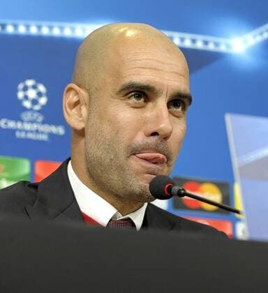 Josep Pep Guardiola Torino 22-02-2016, Football Calcio 2015 2016, PK Pressekonferenz Bayern München Champions League, Foto FilippoxAlfero Insidefoto alferoxfilippo