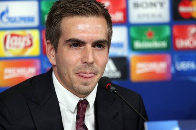 Turin Philipp Lahm (FC Bayern Muenchen), Pressekonferenz, Juventus FC vs.FC Bayern Muenchen, Fussball, Champions League Achtelfinale, 22.02.2016, Copyright: Langer Eibner-Pressefoto EP_HLR