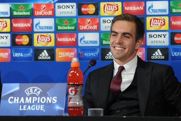 Football - soccer: UEFA Champions League, PK FC Bayern München, Philipp Lahm xHOCHxZWEIx xItalyxPhotoxPressx 