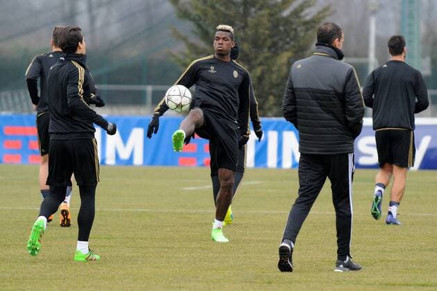 Football - soccer: UEFA Champions League, Training Juventus Turin, paul pogba xHOCHxZWEIx xItalyxPhotoxPressx 