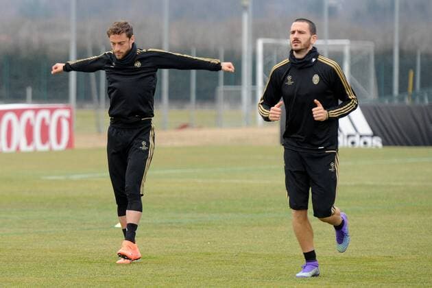 Football - soccer: UEFA Champions League, Training Juventus Turin, marchisio claudio, bonucci leonardo xHOCHxZWEIx xItalyxPhotoxPressx 