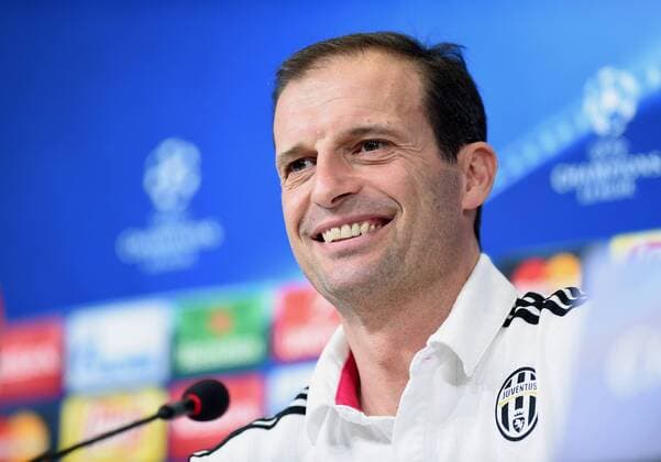 Bilder des Tages - SPORT FUSSBALL CHAMPIONS LEAGUE SAISON 2015 2016 ACHTELFINAL HINSPIEL Juventus Turin - FC Bayern Muenchen 22.02.2016 Pressekonferenz Juventus Turin; Trainer Massimiliano Allegri 