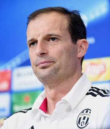 FUSSBALL CHAMPIONS LEAGUE SAISON 2015 2016 ACHTELFINAL HINSPIEL Juventus Turin - FC Bayern Muenchen 22.02.2016 Pressekonferenz Juventus Turin; Trainer Massimiliano Allegri 