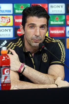 Turin Gianluigi Buffon ( Juventus FC ), Pressekonferenz, Juventus FC vs.FC Bayern Muenchen, Fussball, Champions League Achtelfinale, 22.02.2016, Copyright: Langerx xEibner-Pressefoto EP_HLR