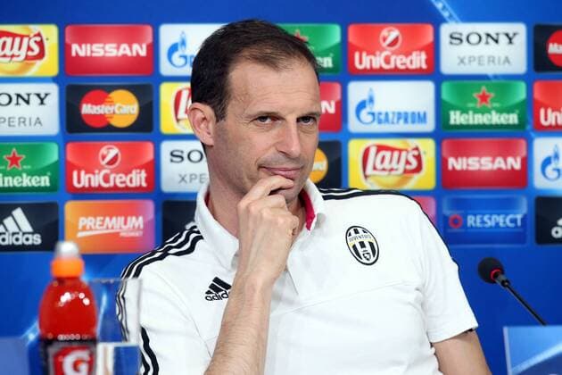 Turin Trainer Massimiliano Allegri ( Juventus FC ), Pressekonferenz, Juventus FC vs.FC Bayern Muenchen, Fussball, Champions League Achtelfinale, 22.02.2016, Copyright: Langerx xEibner-Pressefoto EP_HLR